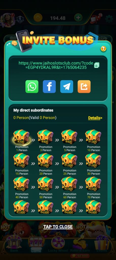 JAIHO Slots, JAIHO Slots Yono App, bonus,